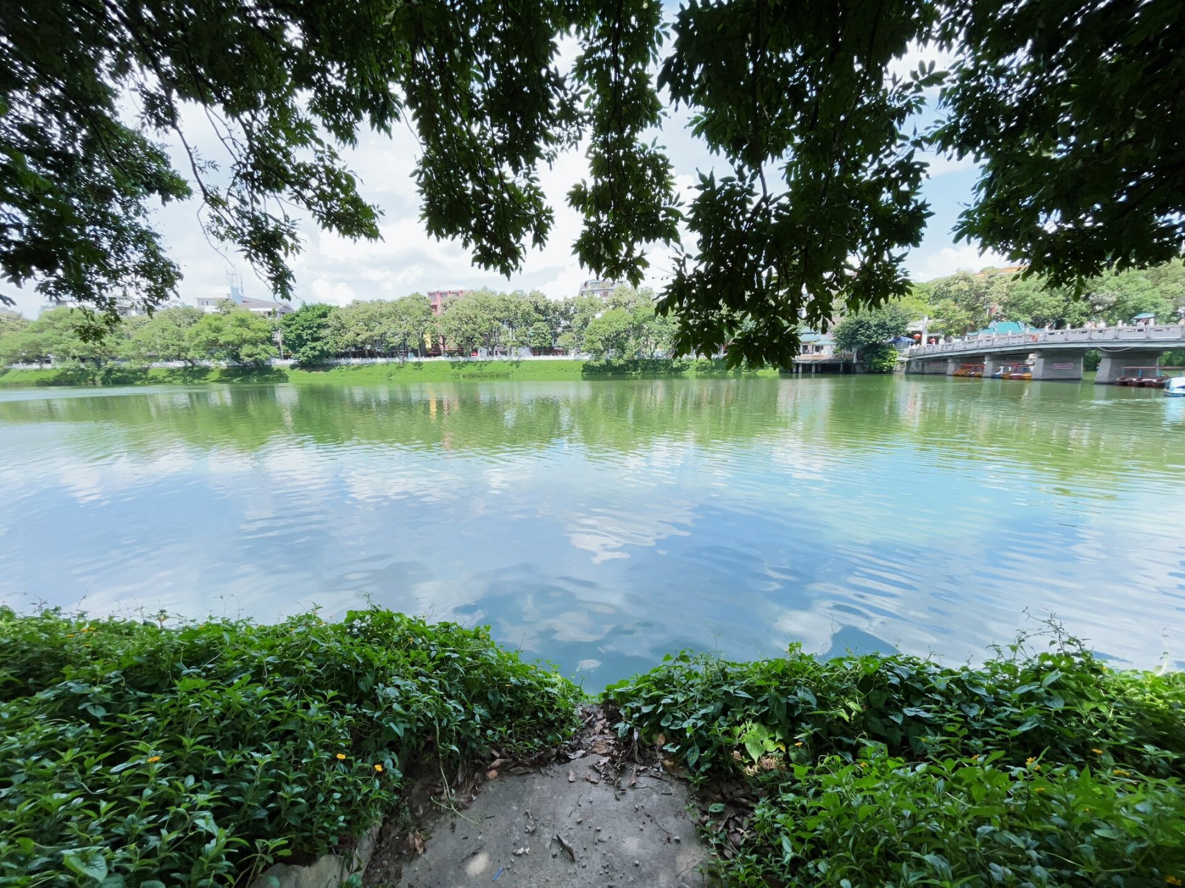 潮汕丨潮州西湖 真的有被美住93 穿新中式真的很出片,有一种独有的