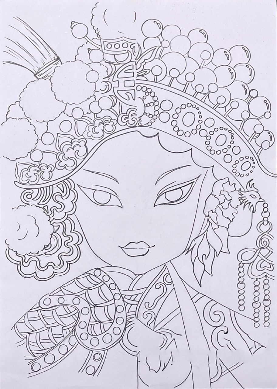 少儿创意美术【京剧】(有课) 创意儿童画【京剧】 非常喜欢的国学课