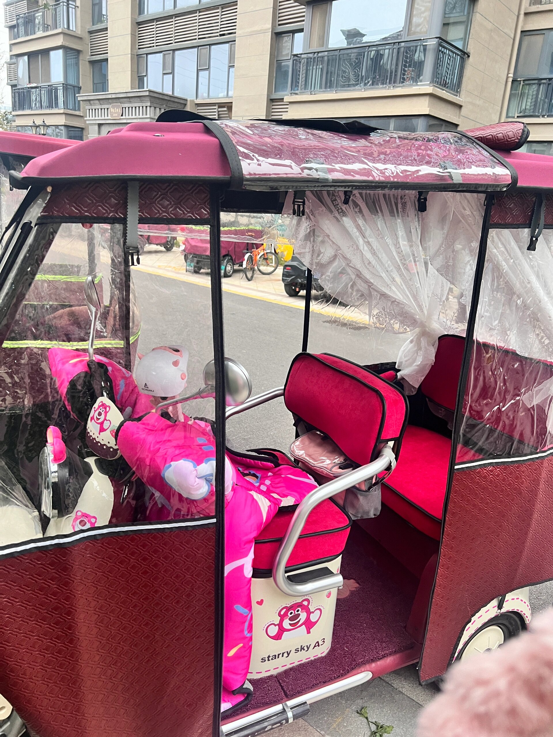 爱玛 电动三轮车 星空a3 电动车改造