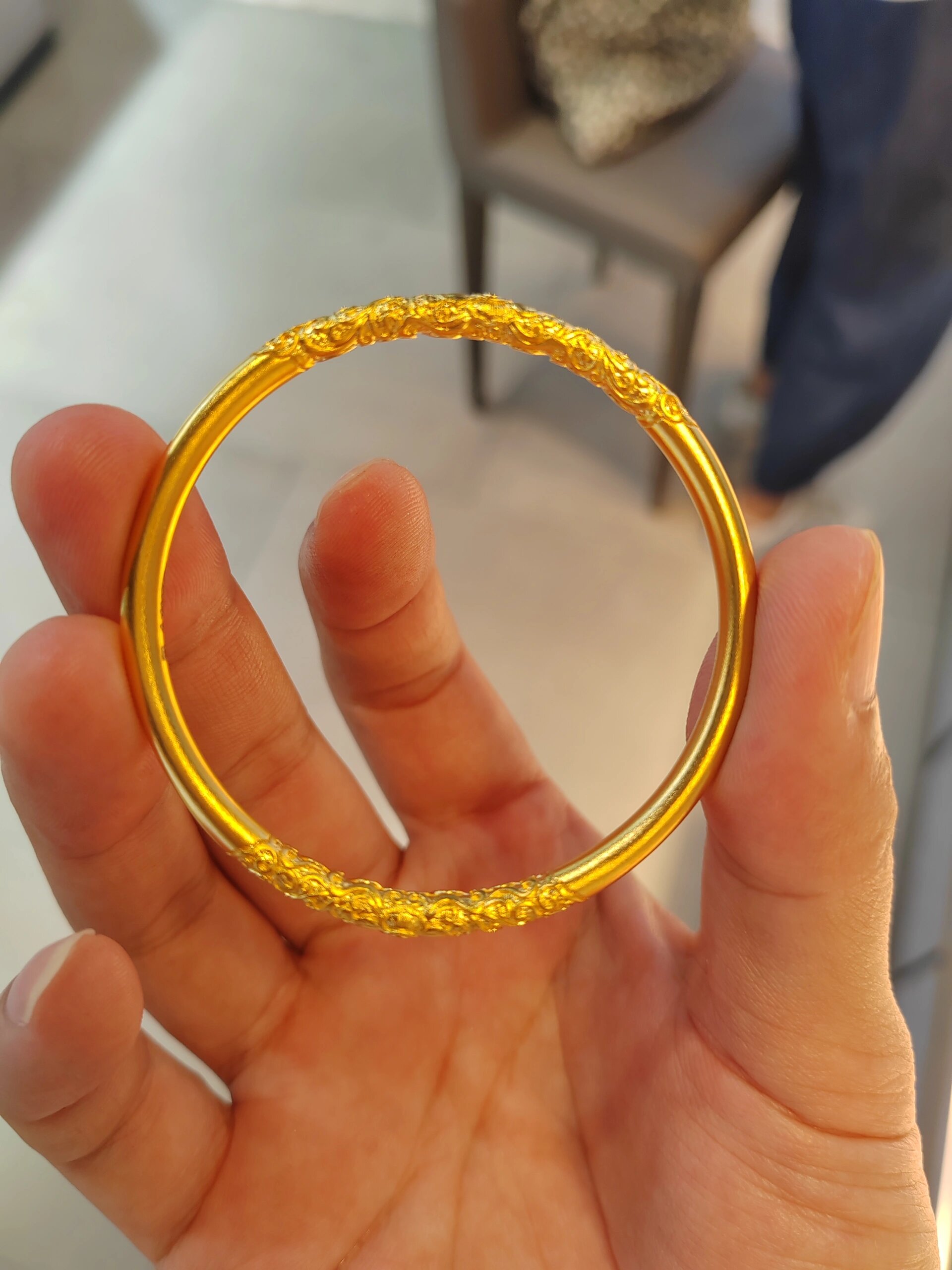 古法黄金手镯