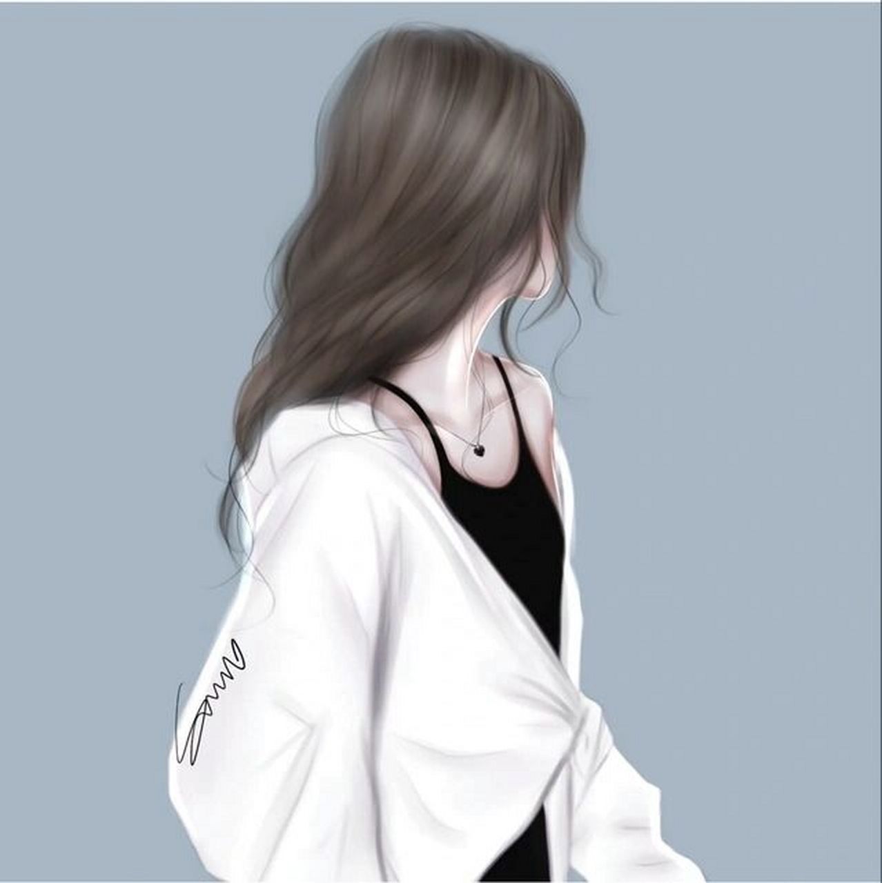 超好看的不露脸女生背影头像   欢迎大家来取图!