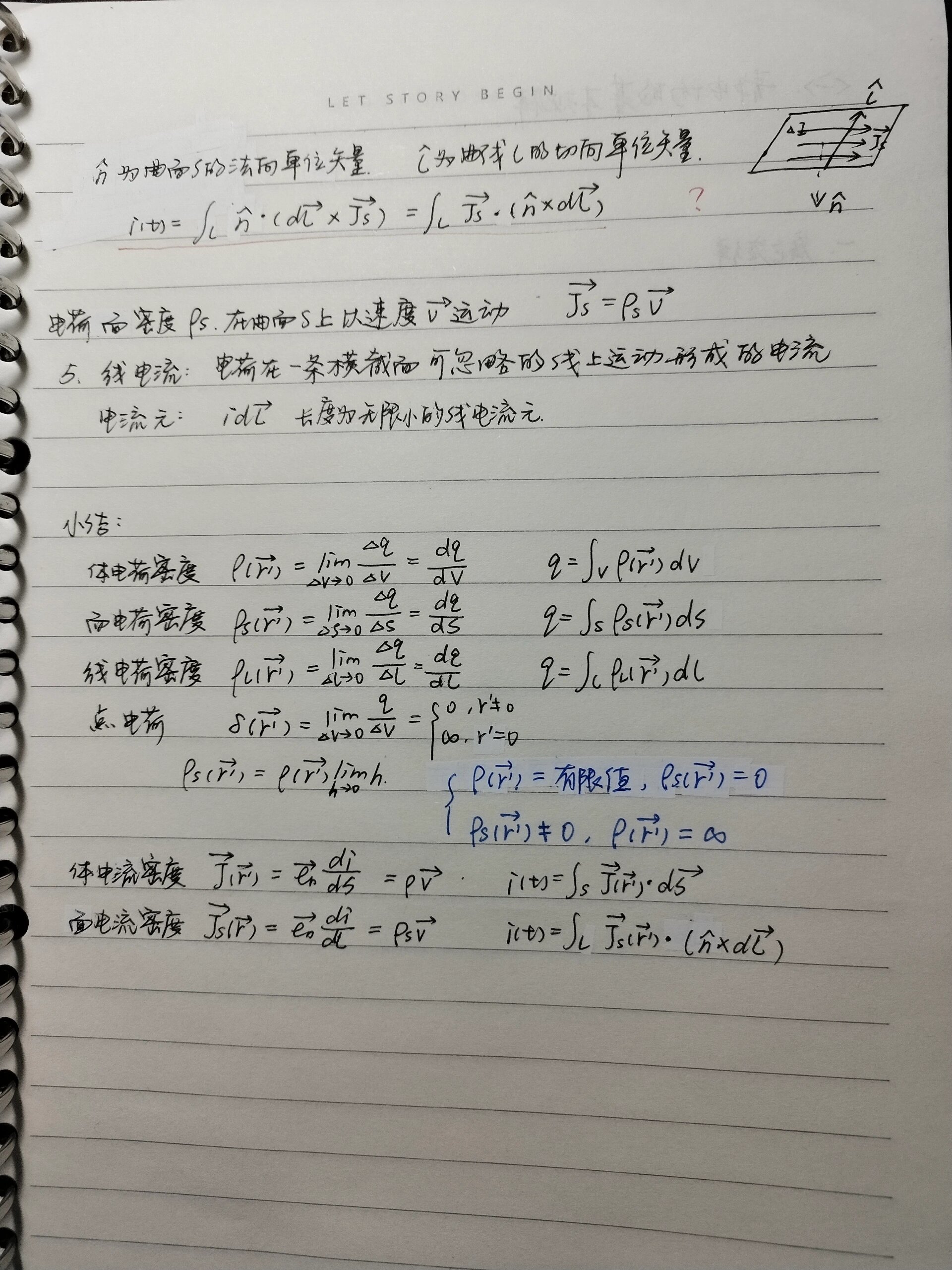 电磁场与电磁波5--电荷守恒定律 电荷与电荷密度,电流与电流密度