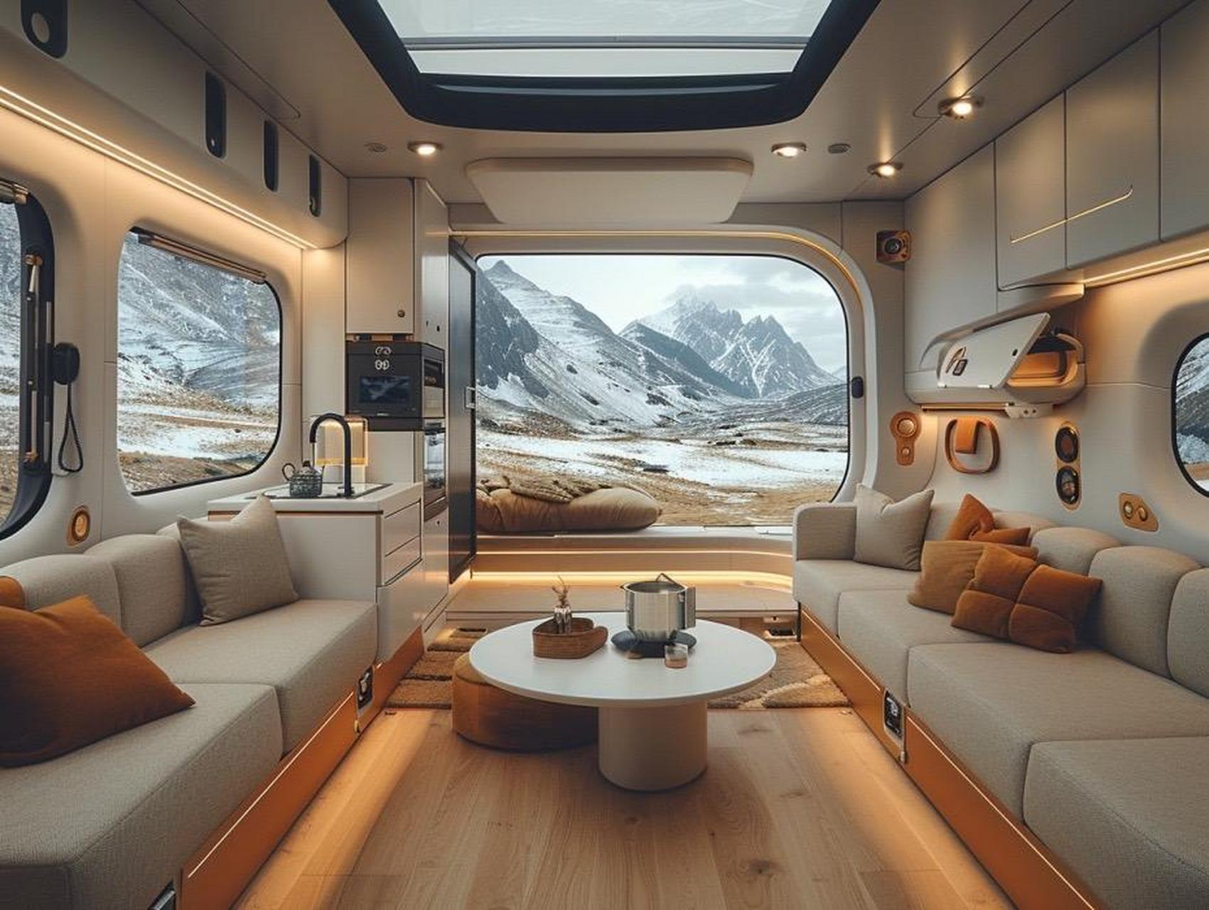 最新奔驰阿洛斯重卡房车概念版.