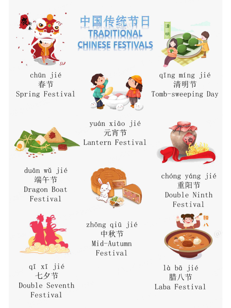 英语海报中国节日图片