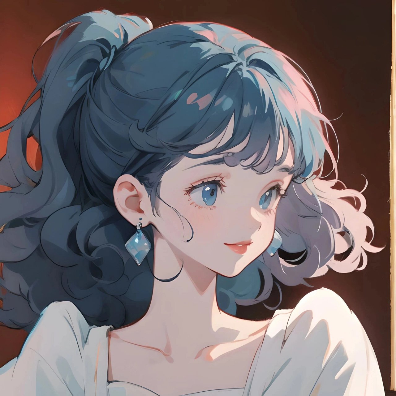 高马尾女孩|头像分享|可爱闺蜜头像 这一组高马尾的也好适合当头像呀