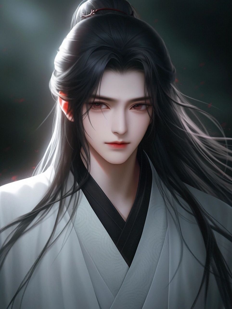 古风青衣美男子·男头·古风头像