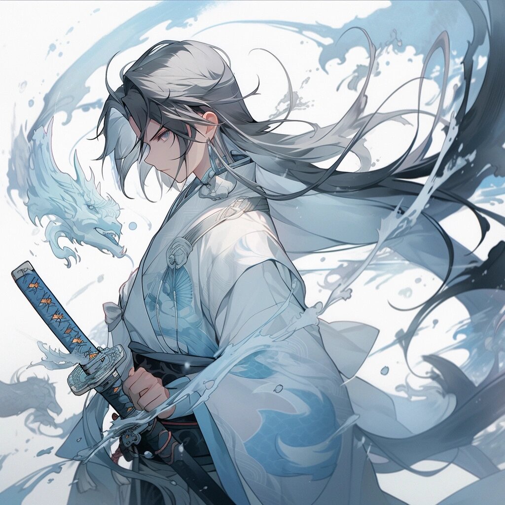 动漫古风男头|青山烟雨客,私是故人来