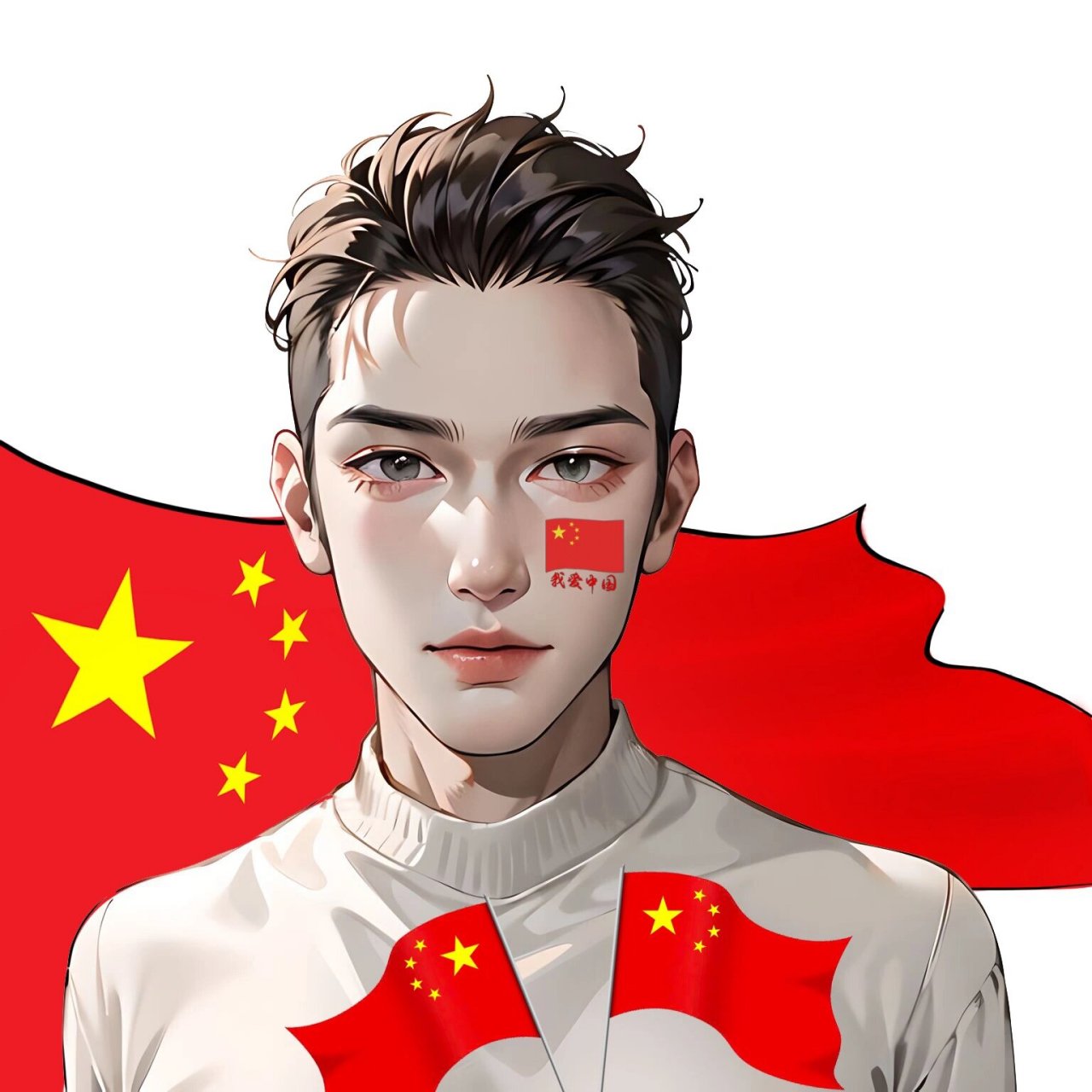 长在春风里#男生头像# #优质头像# #向国旗敬礼# #国旗做头像# #头像