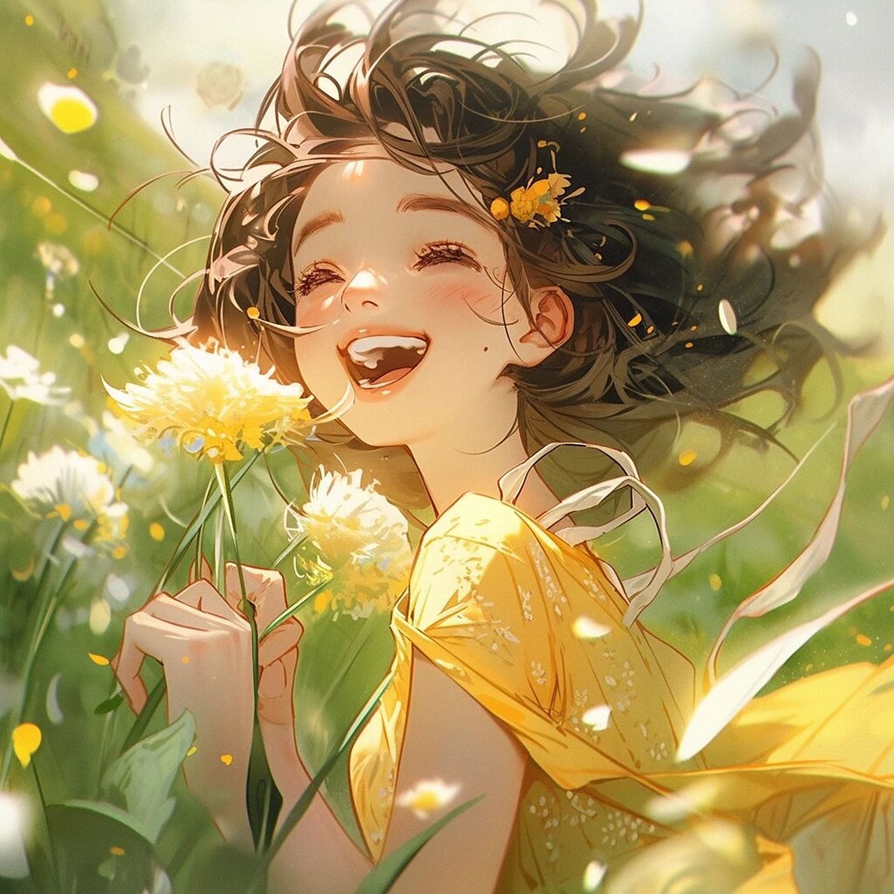 看了就让人开心的女生头像 你笑起来真的很好看!