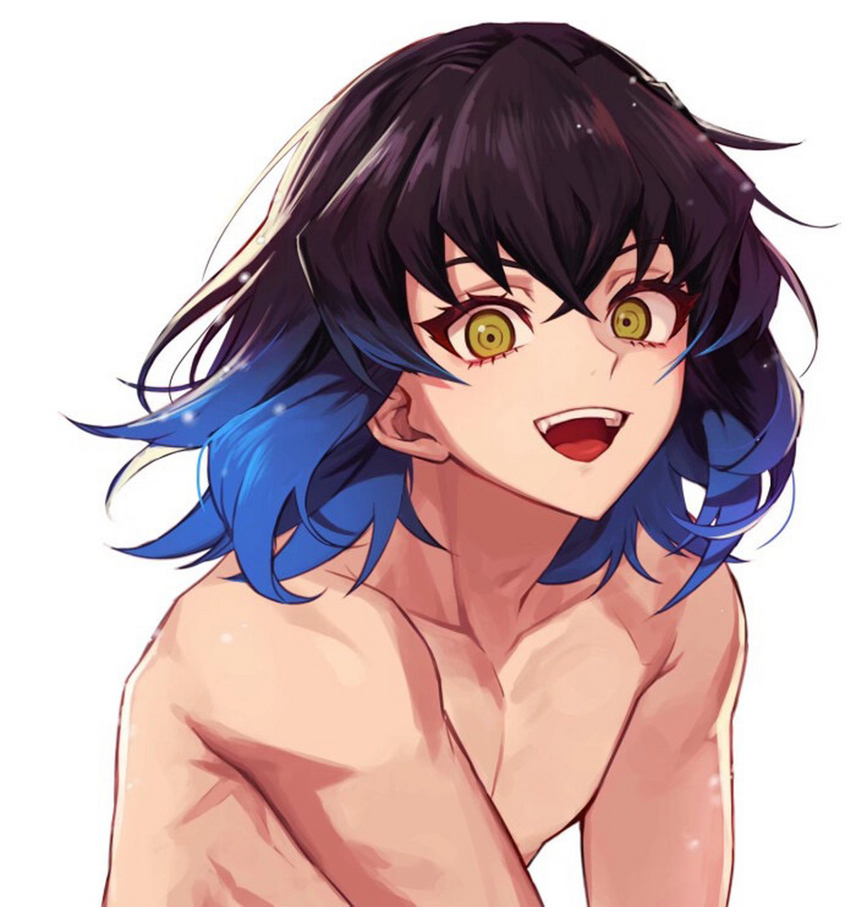 97鬼灭之刃头像分享|伊之助高清头像(一 都是白底图 我不允许有人还