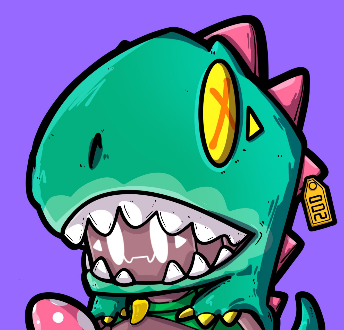 睡衣主题插画:count的睡衣头像no.