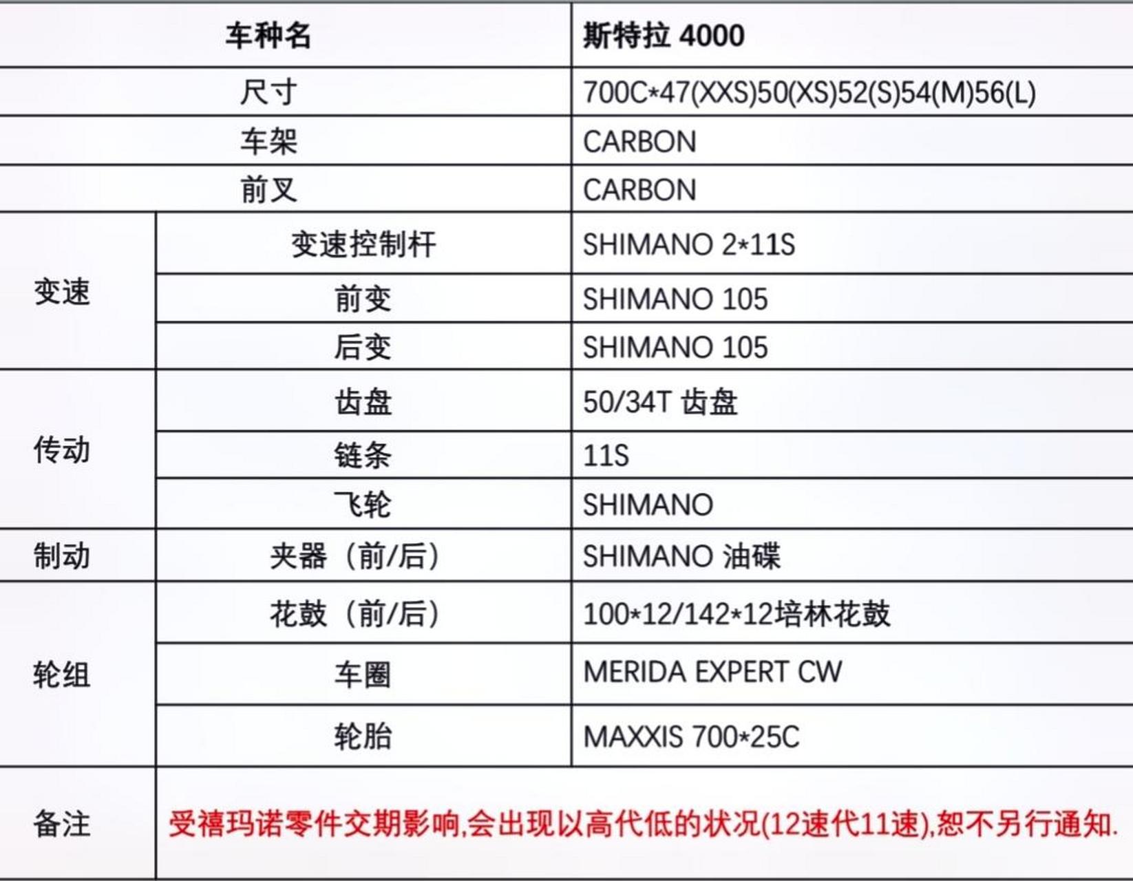 美利达斯特拉4000配置图片