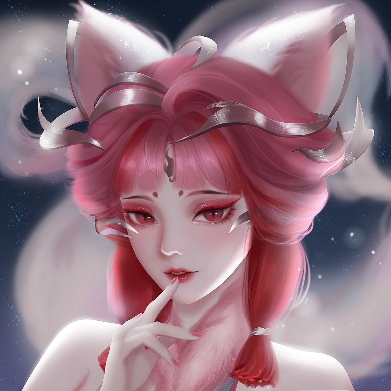 妲己新皮九尾狐～ 火速摸了一个妲己～插画太美辣