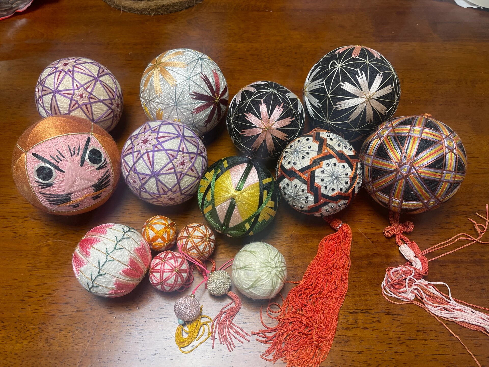 日本 手工手鞠球 编织球 成品现货