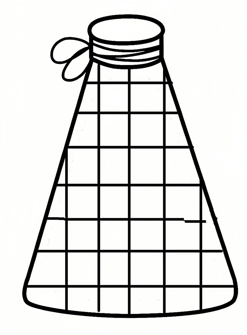 【美工区涂色必备|瓶子格子画】          93幼儿园美工区|瓶子格子