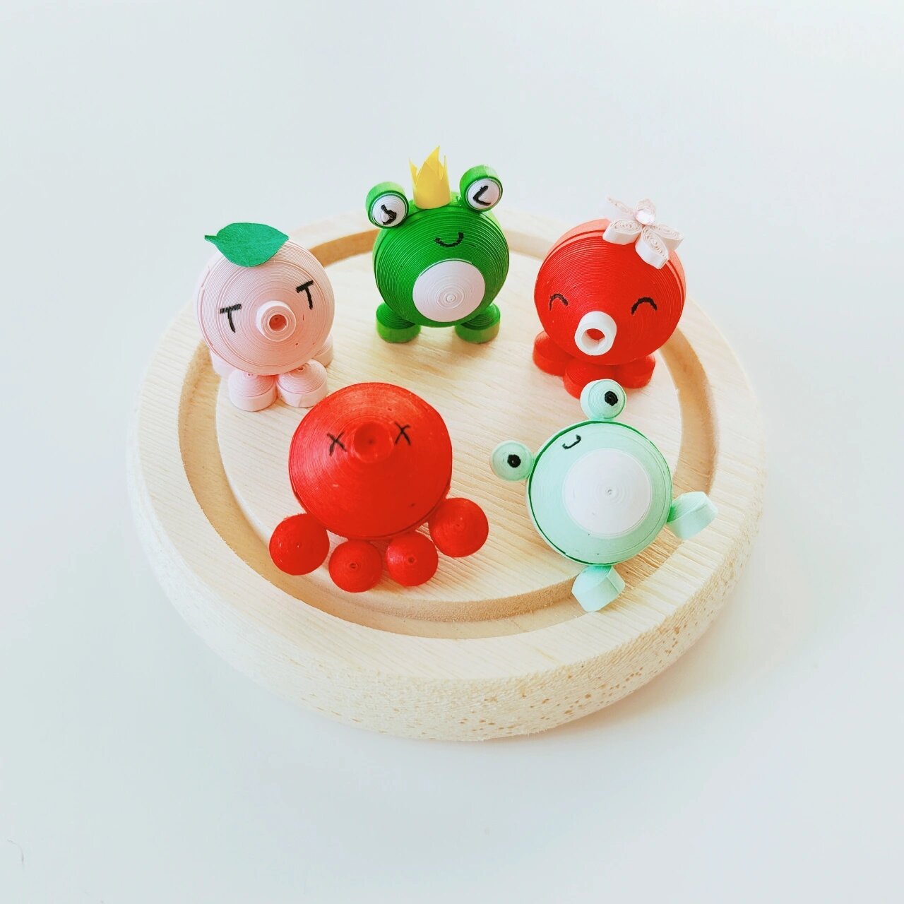 【衍纸99教程】迷你97小动物78② 97969502 90蛙身