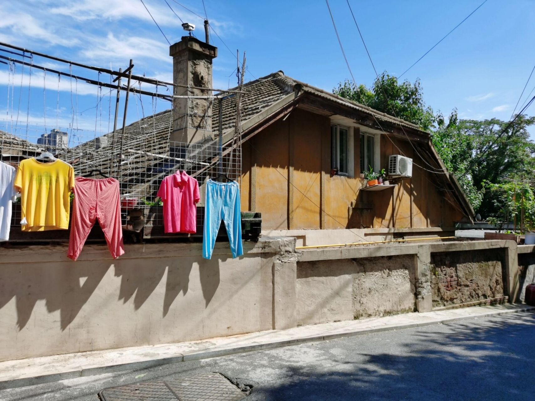 大连青云街网红打卡 隐匿在大连的一个老街里,有一种儿时记忆,树荫下