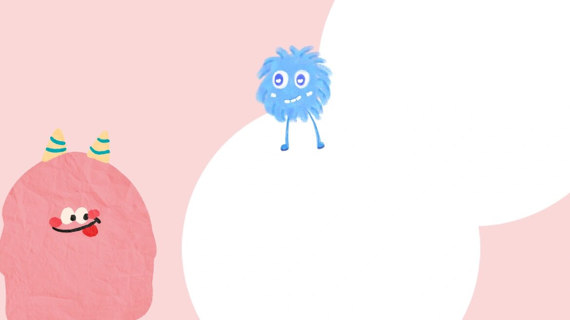 小怪兽ppt背景图分享|超级可爱和实用