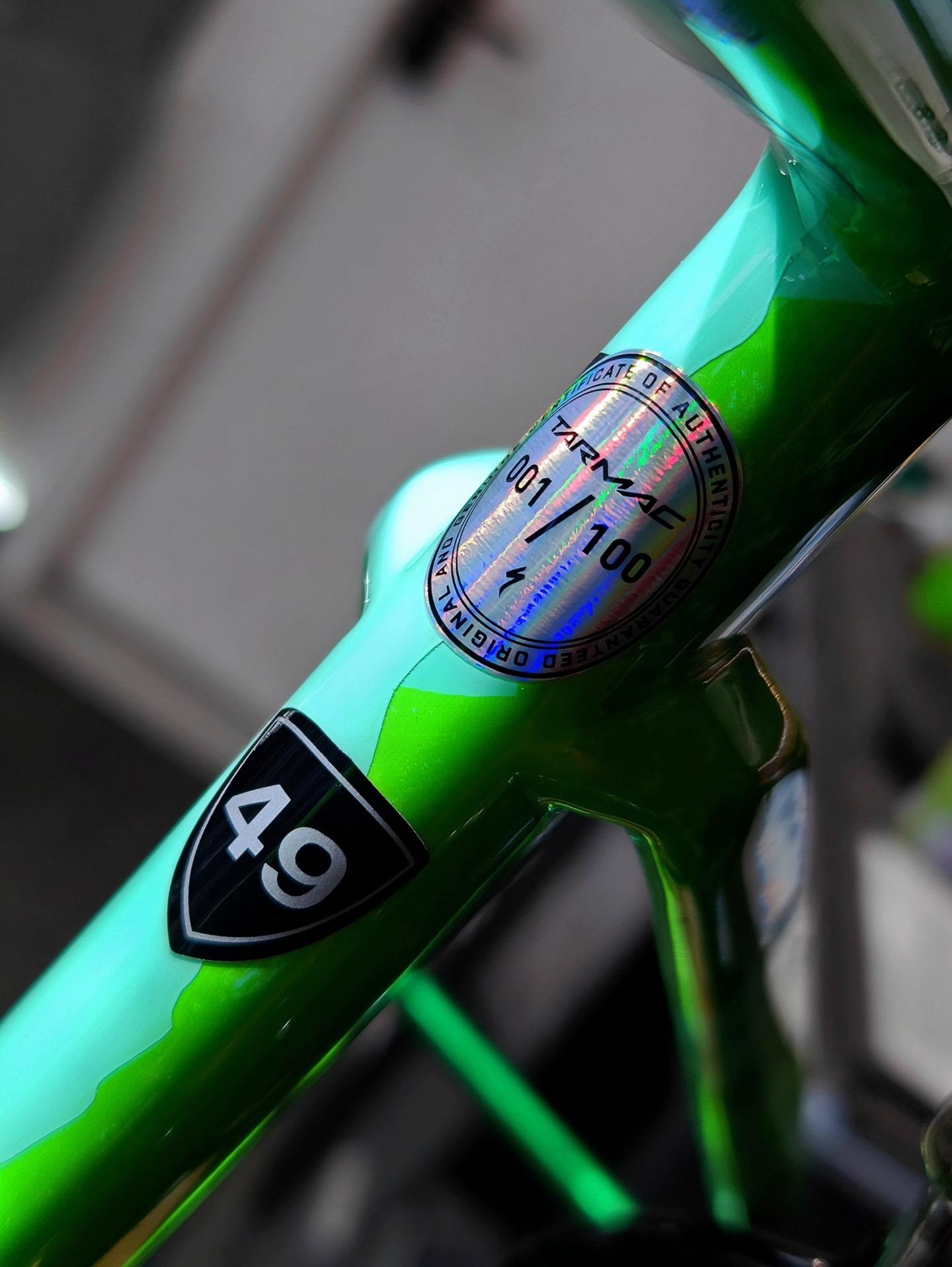 works tarmac sl7 green jersey 环法绿杉冲刺王 全球
