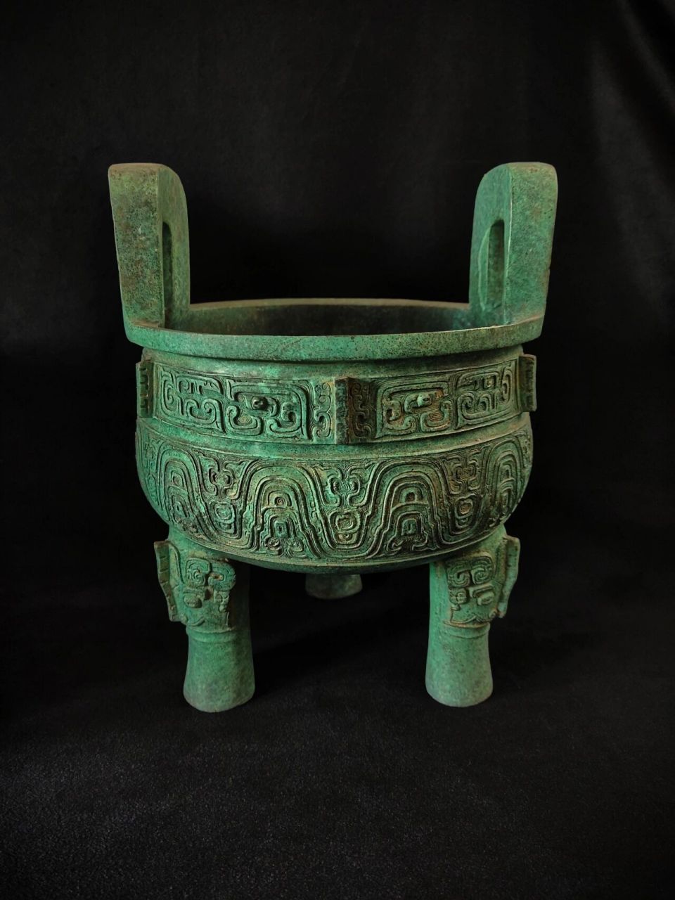 青铜文物系列┃青铜食器┃青铜鼎(二) 晚清海内三宝78:大盂鼎 大克