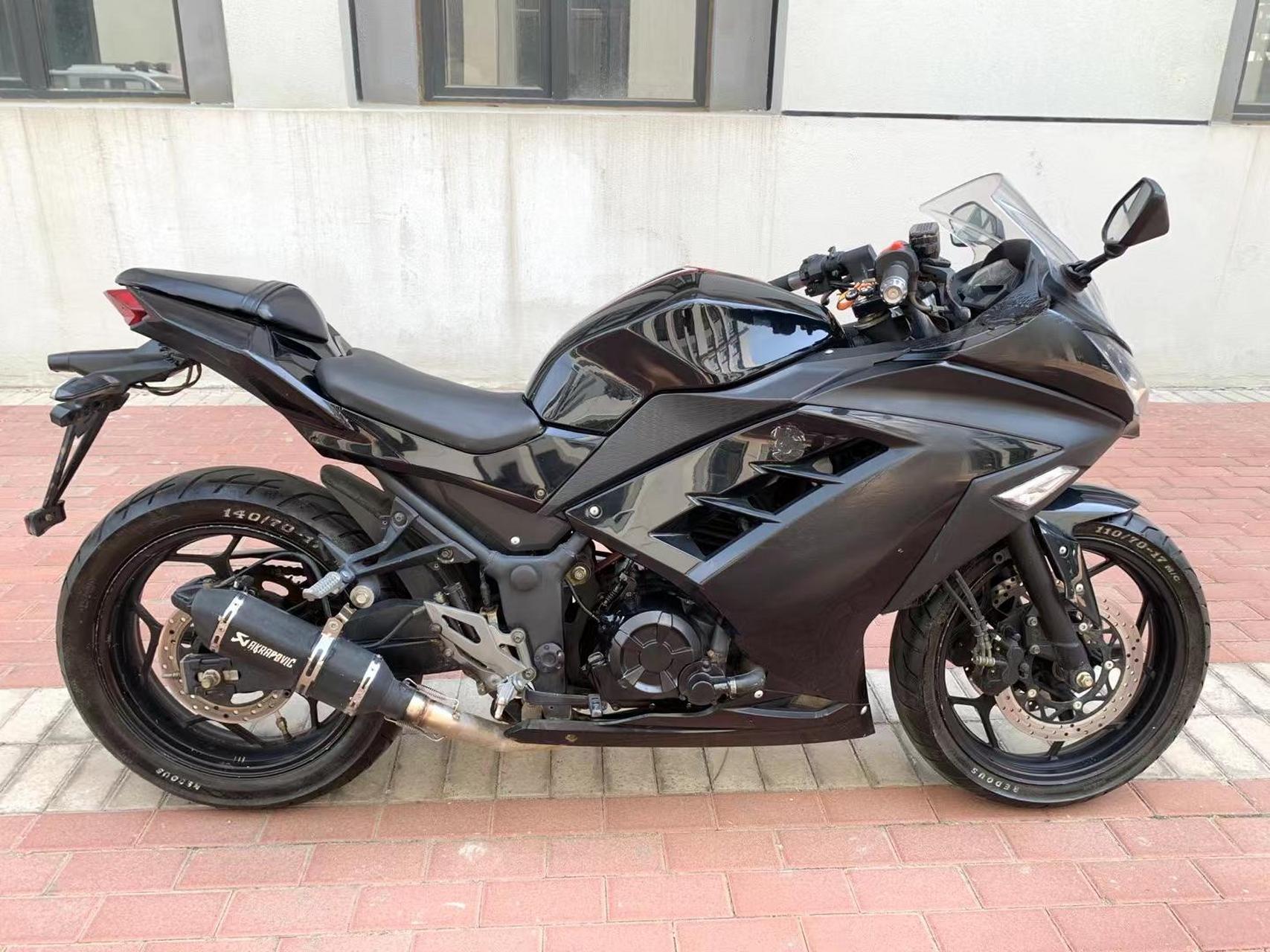 最新到家宝雕小忍者 双缸水冷350cc国际六档发动机  改装国产天蝎排气