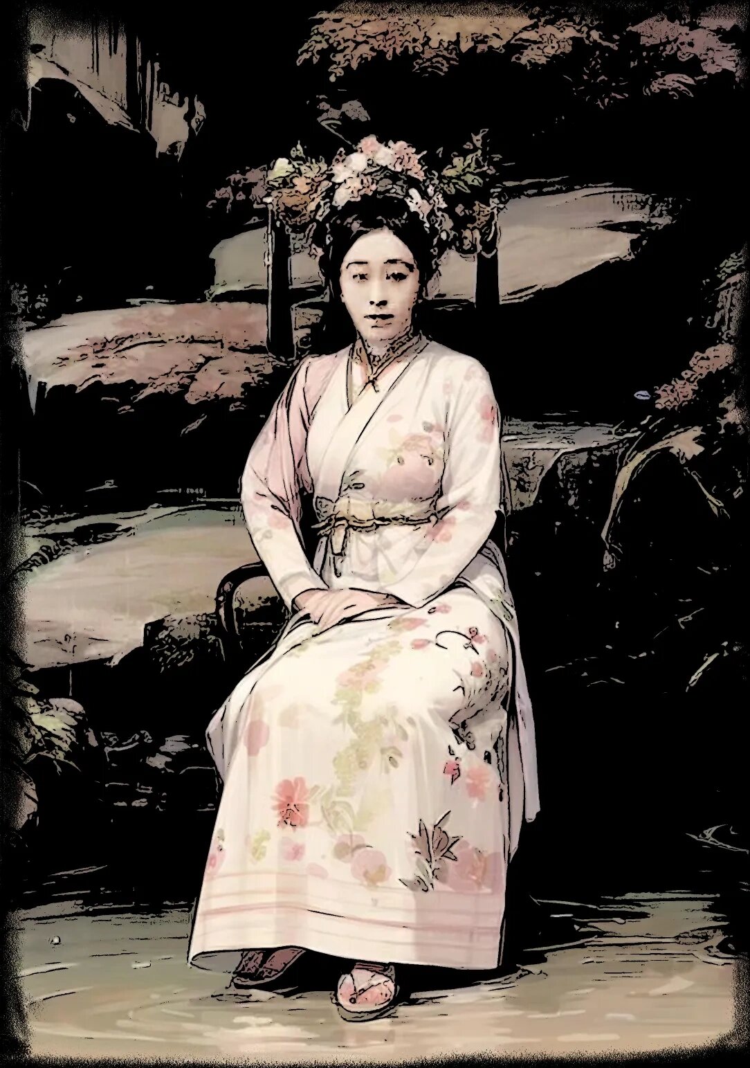 而这恰好是慈禧太后生前的最后一幅油画!