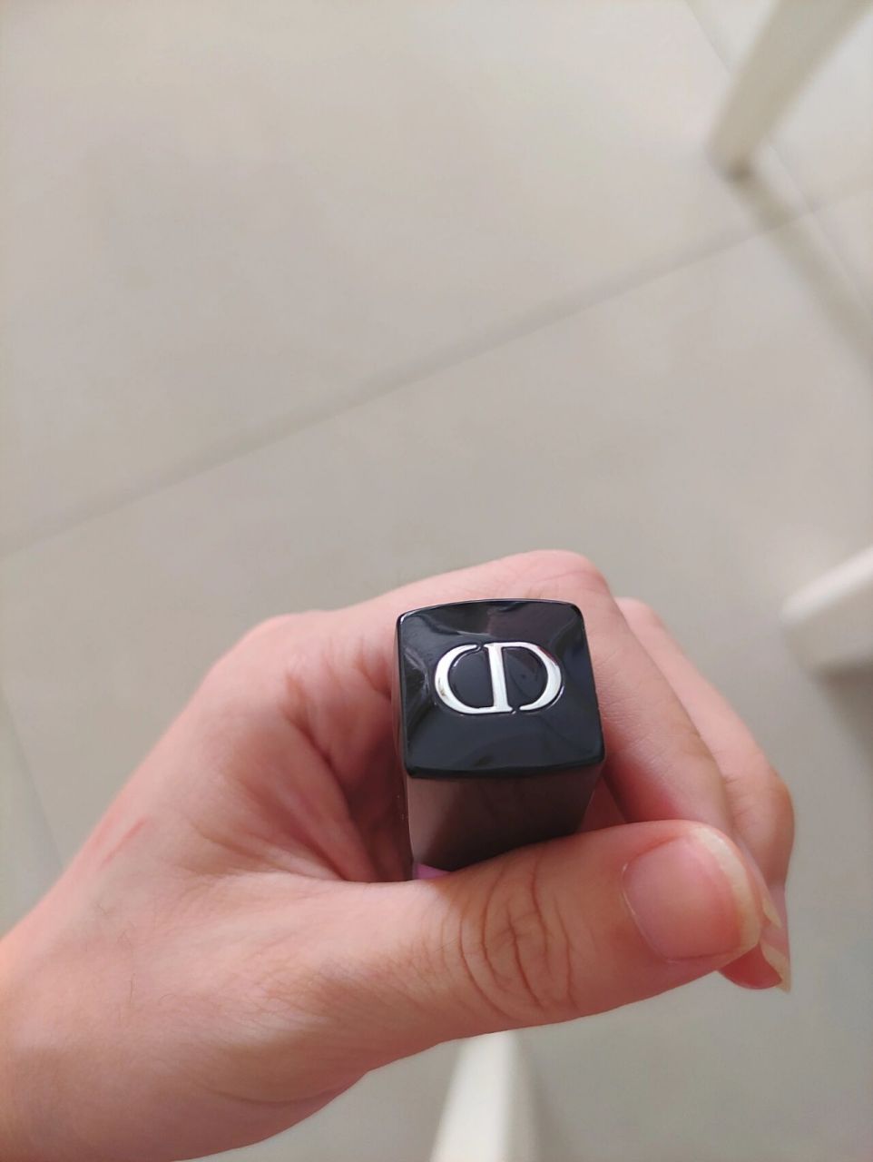 迪奥(dior)口红全新烈艳蓝金唇膏丝绒840枫叶砖红色 	 在京东国际