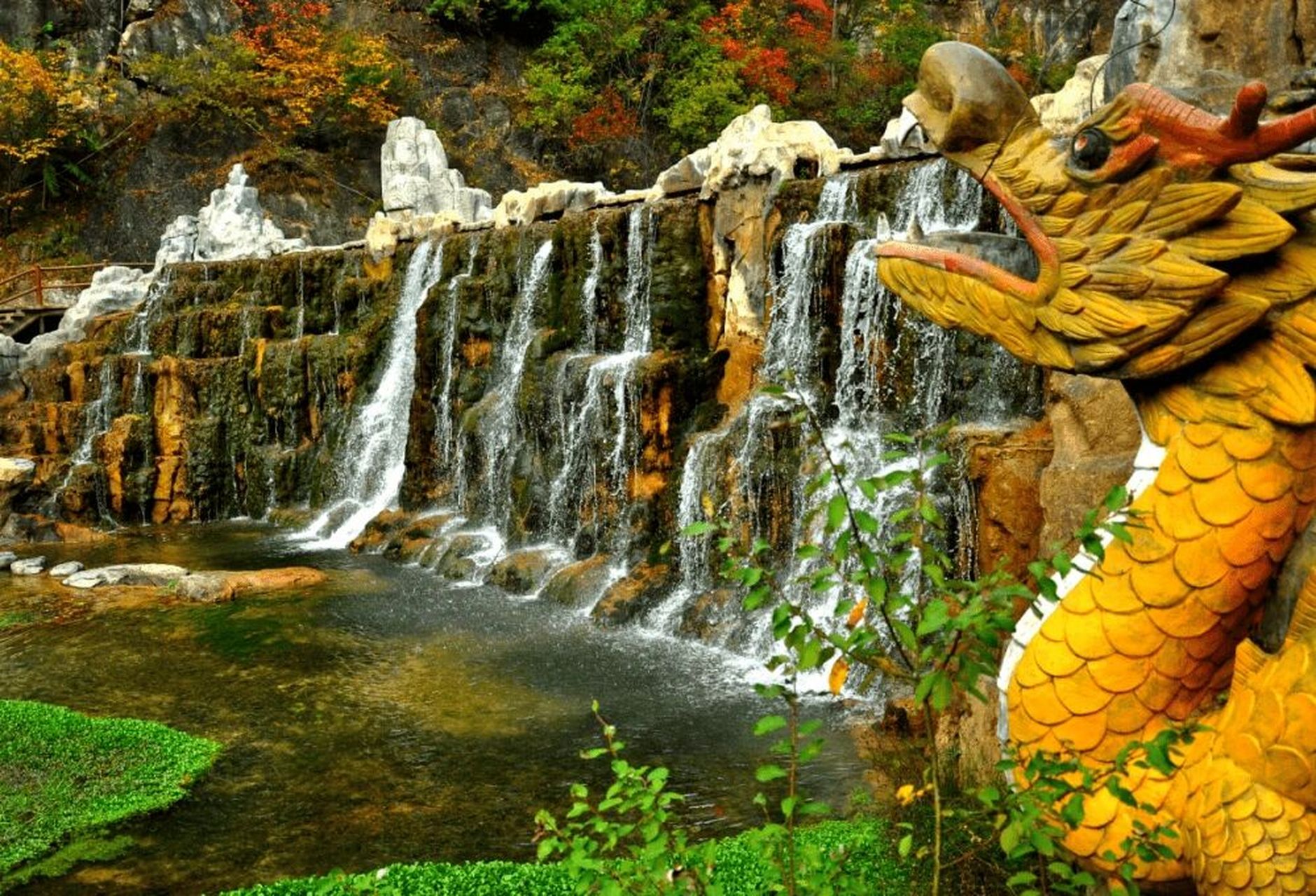 卢氏县景点 中国1312个县景点——卢氏县 豫西大峡谷风景区  双龙湾