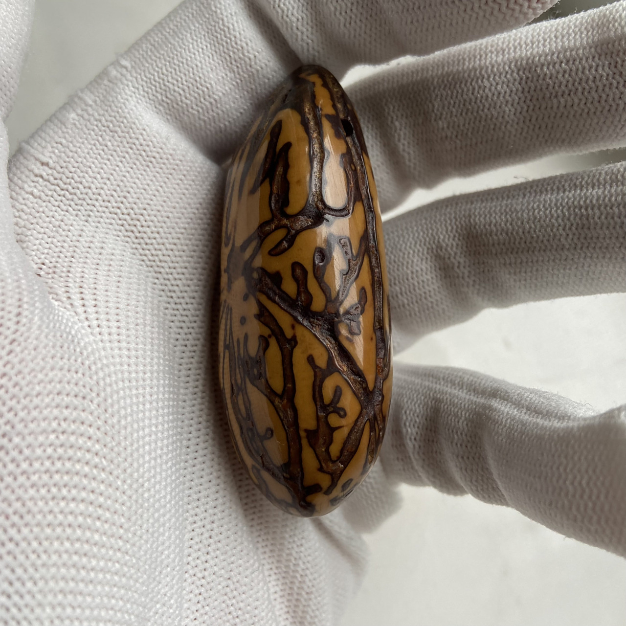 翻出来一个真·八年老料的千眼菩提 小时候去旅游景点自己磨的 景点的