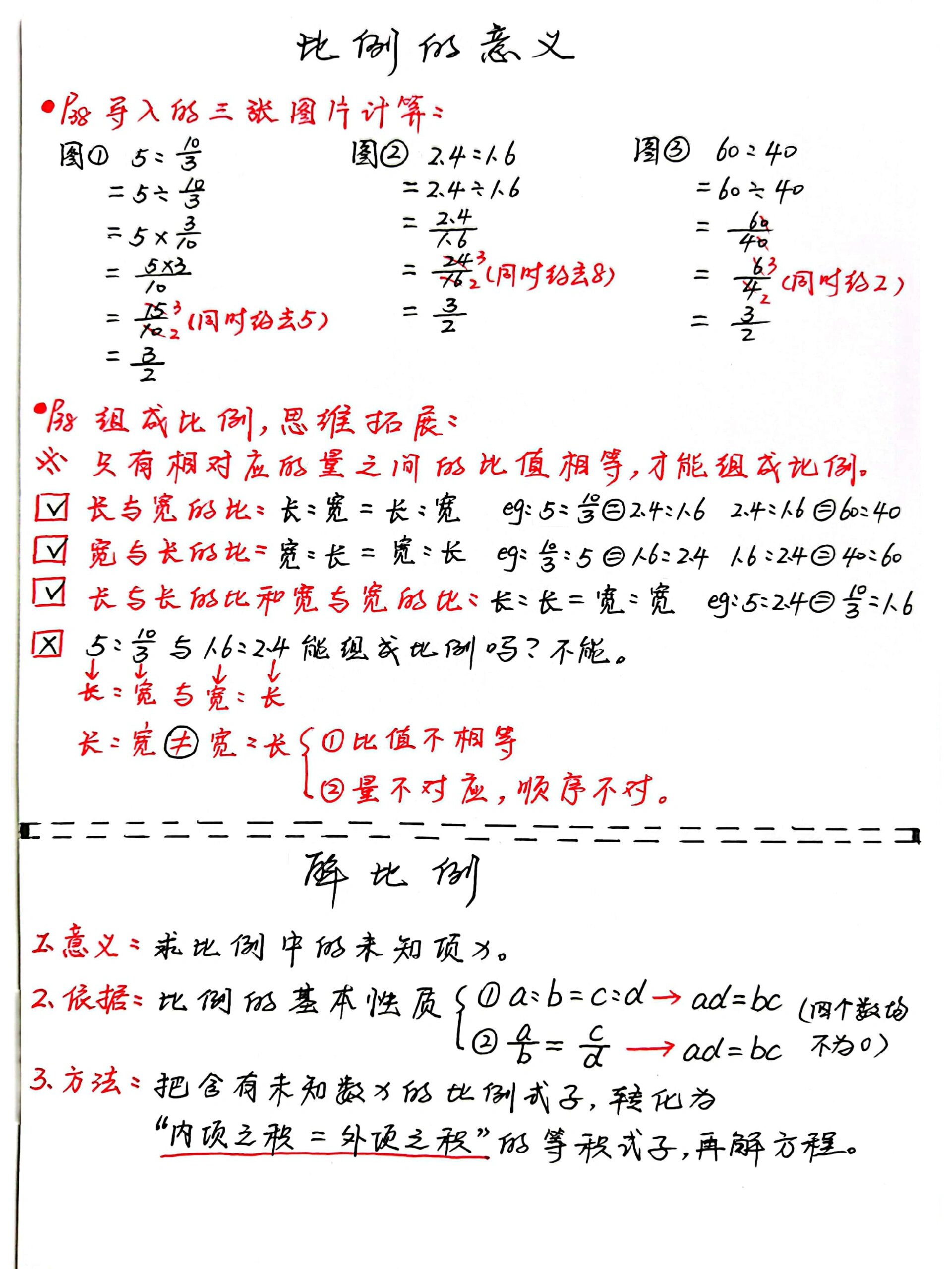 比例|第四单元|新版六年级下册数学