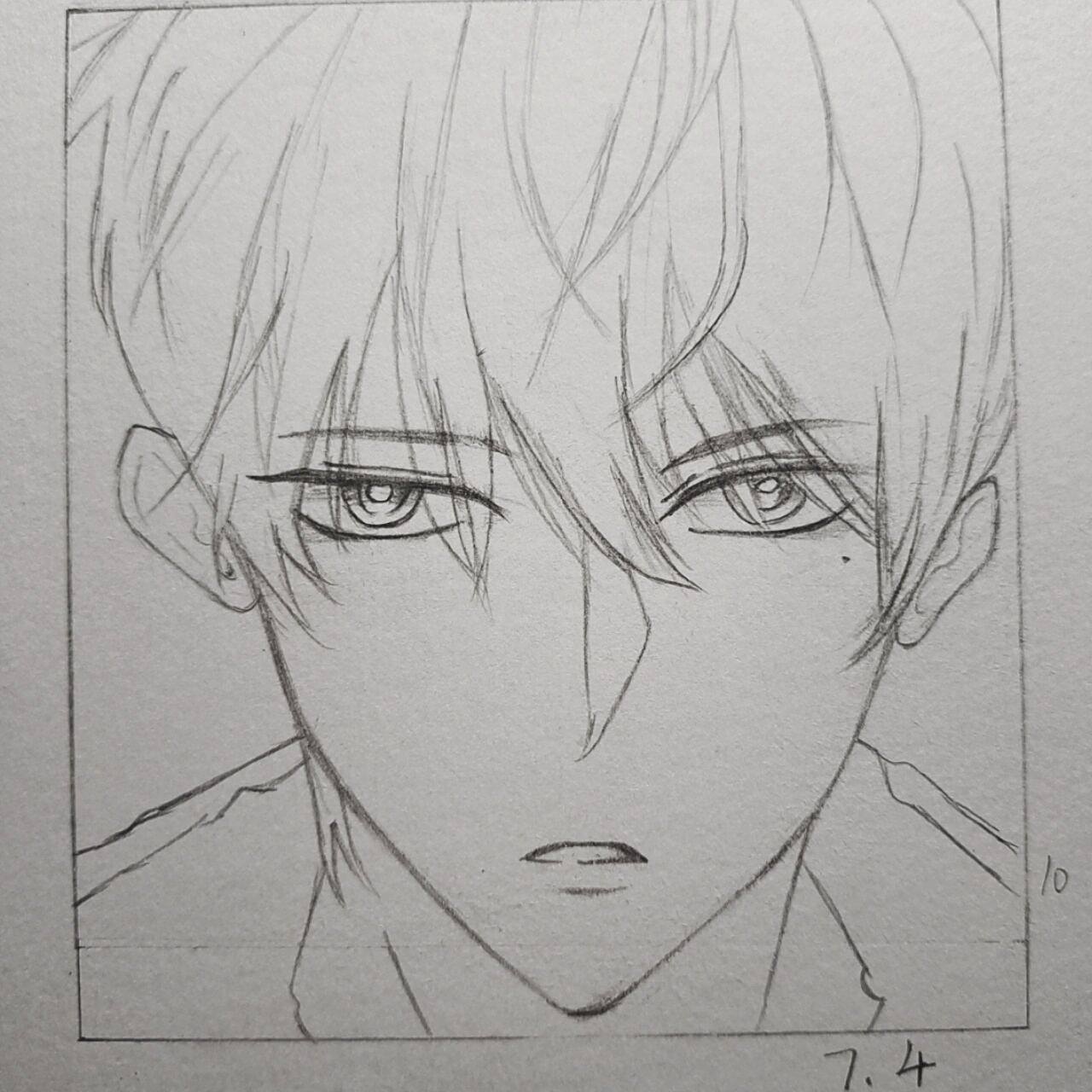 漫画男主|谢俞|帅哥|简笔画含教程 今天才西西弗看到的漫画,觉得好帅