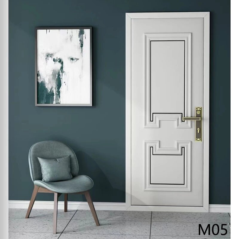 隔音又防风的新款镶嵌软包门 新款来了……金属条镶嵌软包门 更好看