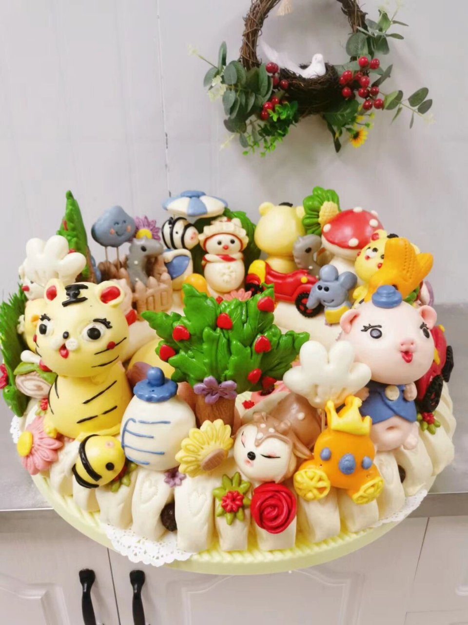 呼和浩特百岁岁周岁生日面圈面锁