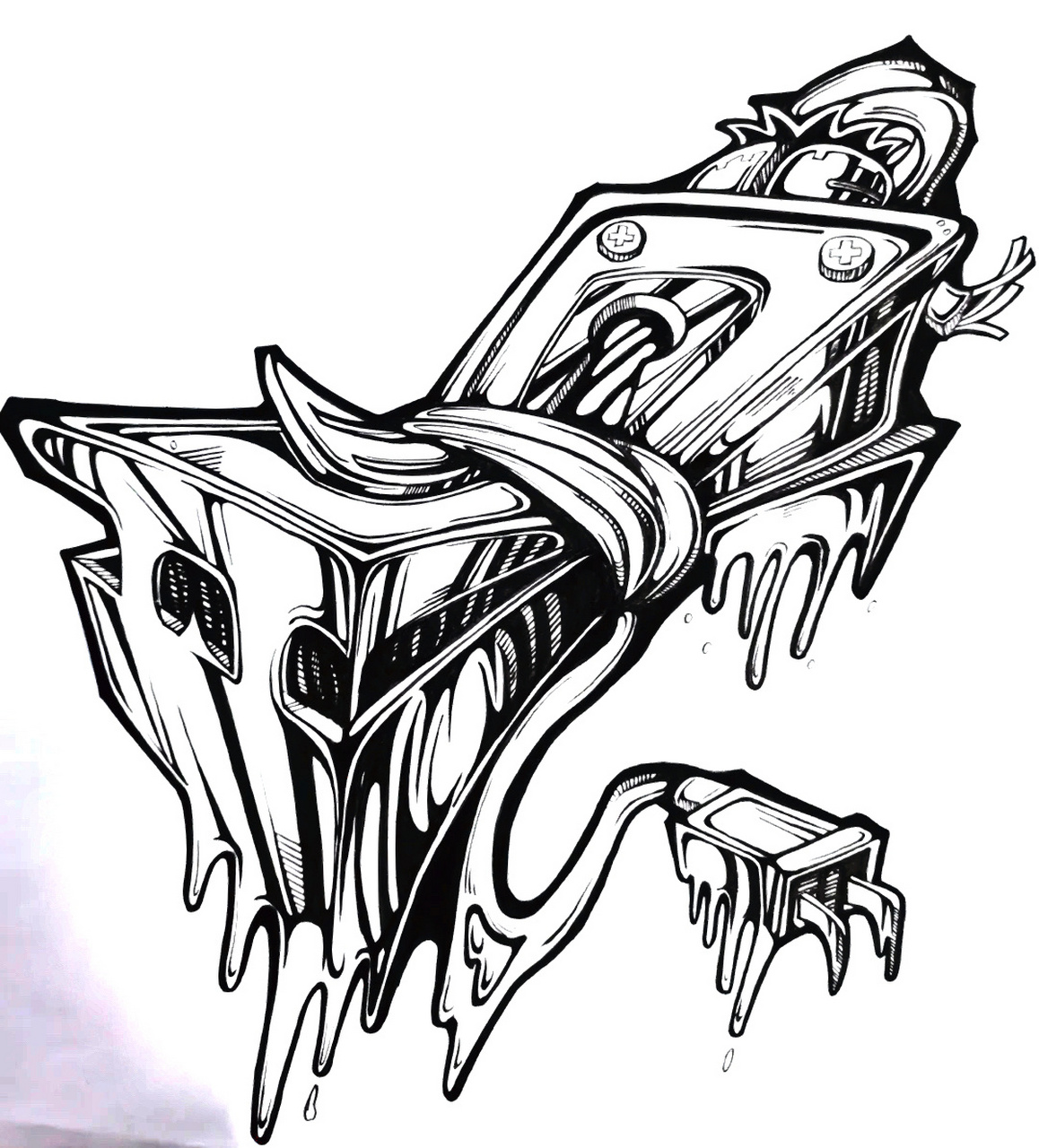 黑白装饰画·单体素材分享·设计基础 单体表现是黑白装饰画的基础