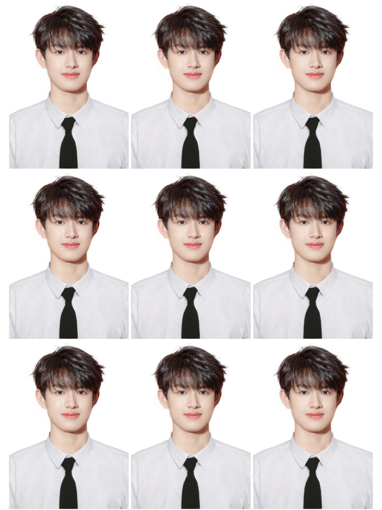 tf家族三代证件照  左航,朱志鑫,张峻豪,张极,苏新皓,等人证件照