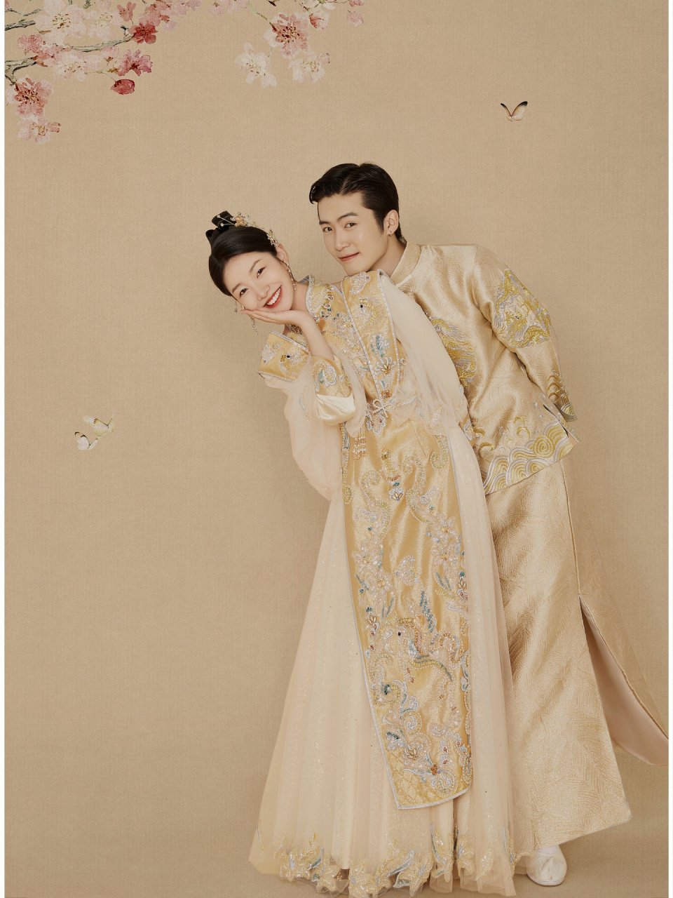 解锁97全网的工笔画婚纱照中式秀禾百看不厌 北京婚纱照  北京婚纱