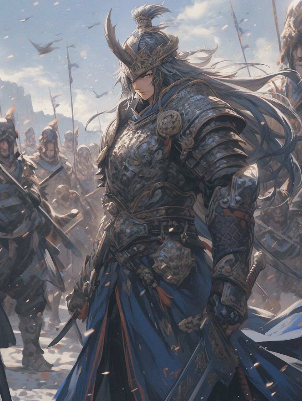 每日一画画|9个帅气将军,你最吃哪个颜?