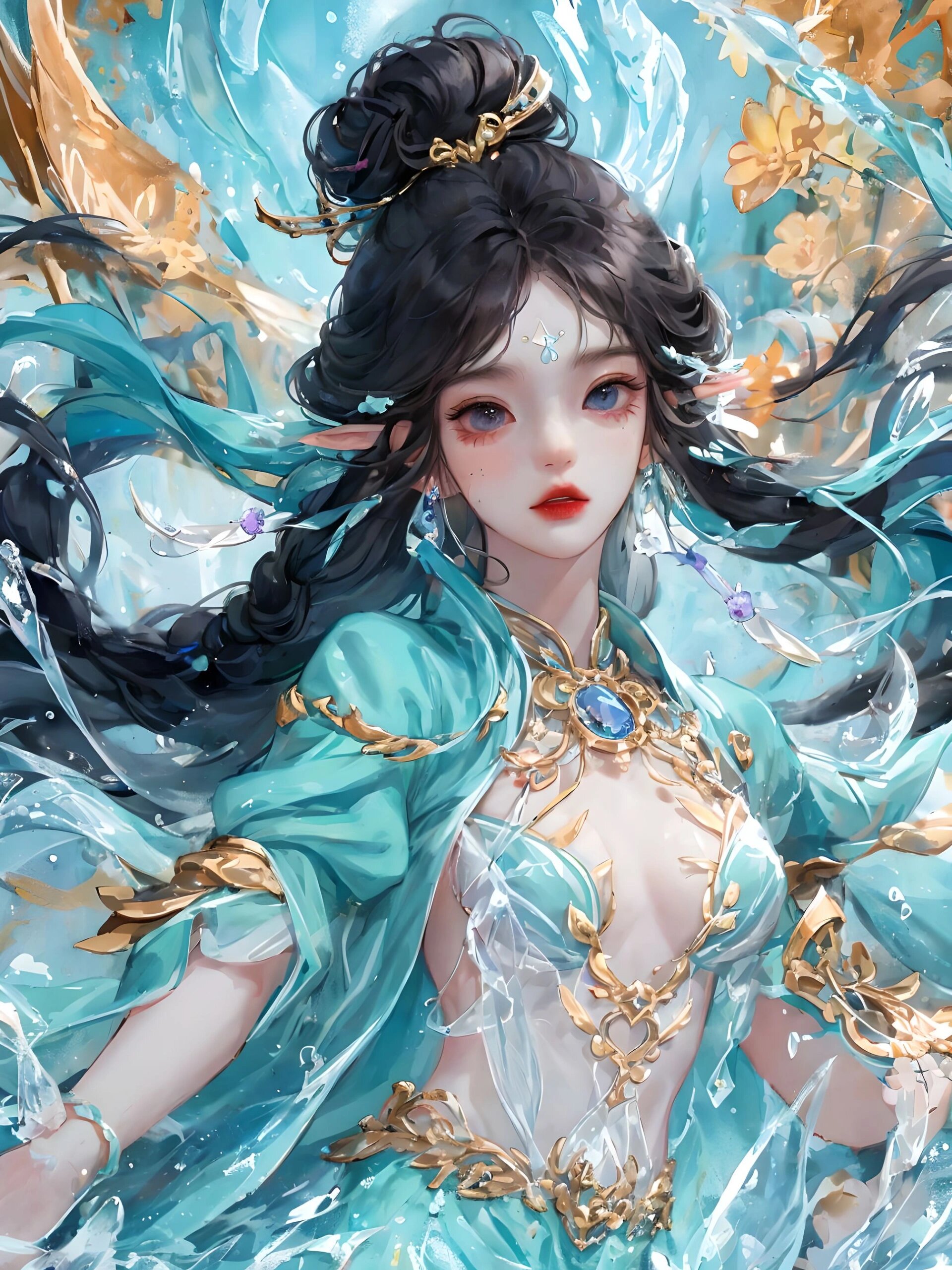 人物立绘_水瓶座 水瓶座女孩