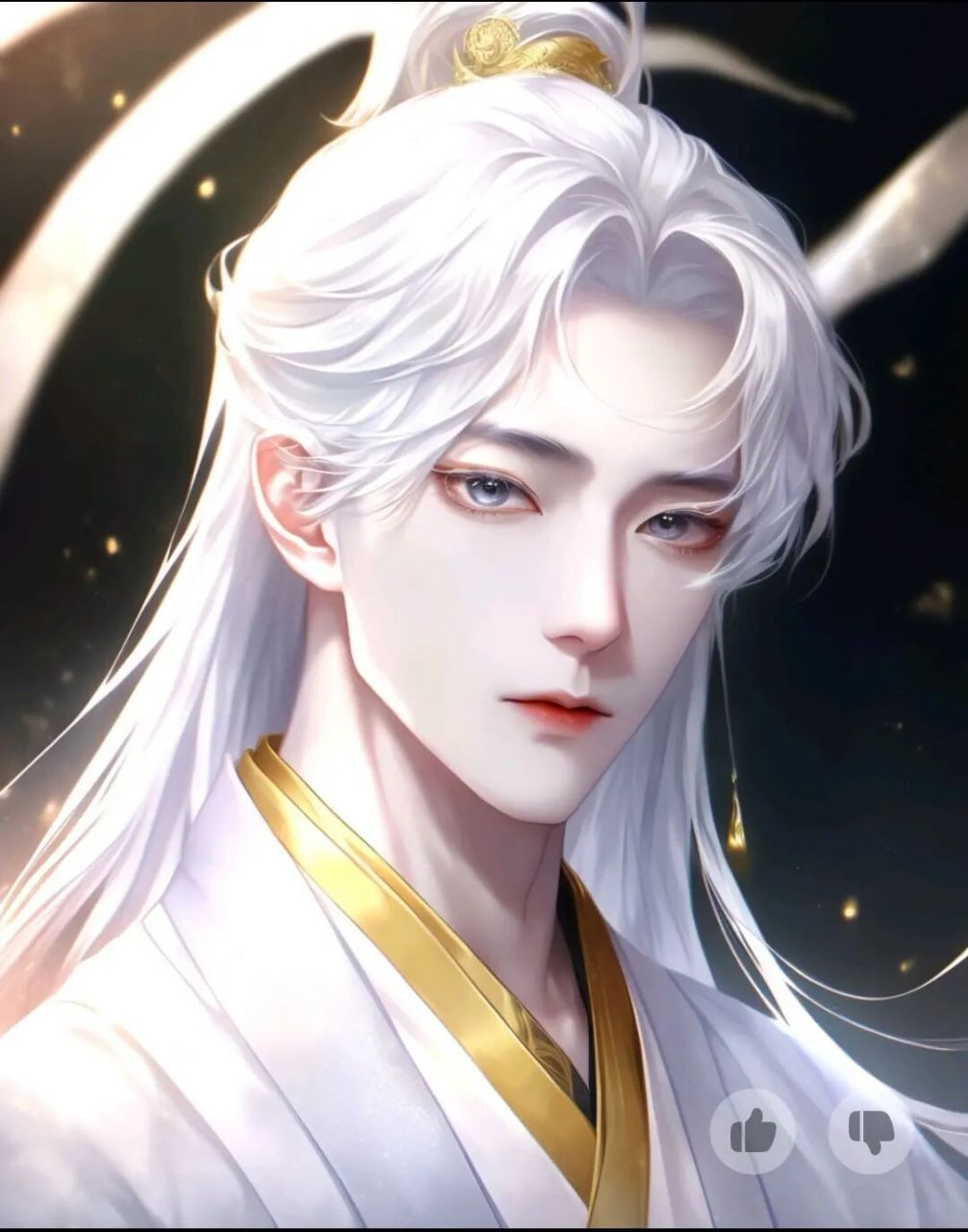 白发是真的很绝,自带仙风道骨 每日一看美男子,延年益寿九十九