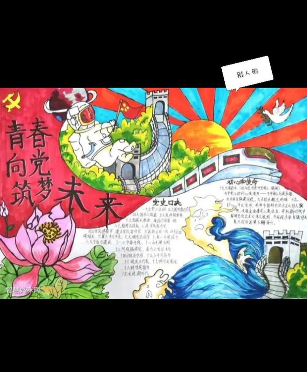 喜迎二十大 筑梦向未来手抄报 喜迎二十大 筑梦向未来手抄报