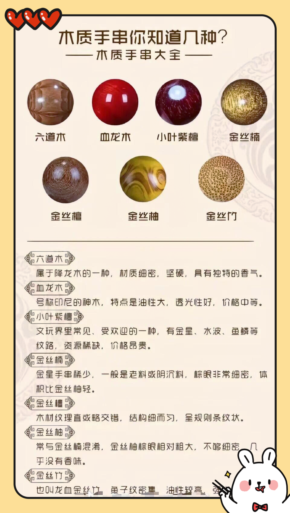 想要学习文玩手串的宝贝看过来喽||十大木质手串排行榜分别是: 1.