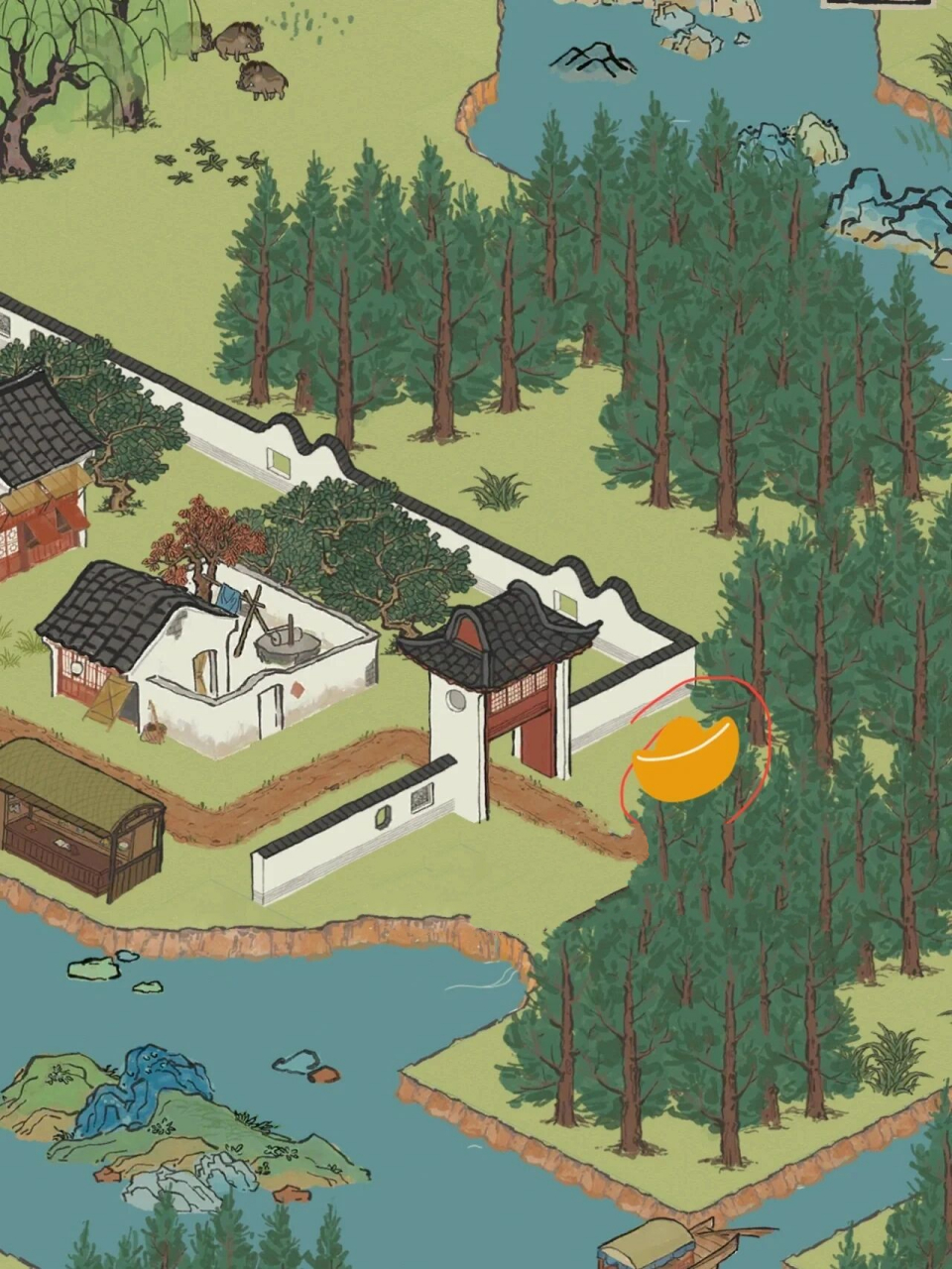 江南百景图|苏州府探险|虎丘宝箱钥匙位置 我发现好多人虎丘的宝箱