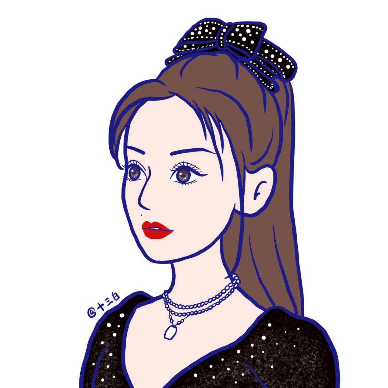 乘风破浪的姐姐插画第一波#十三白插画