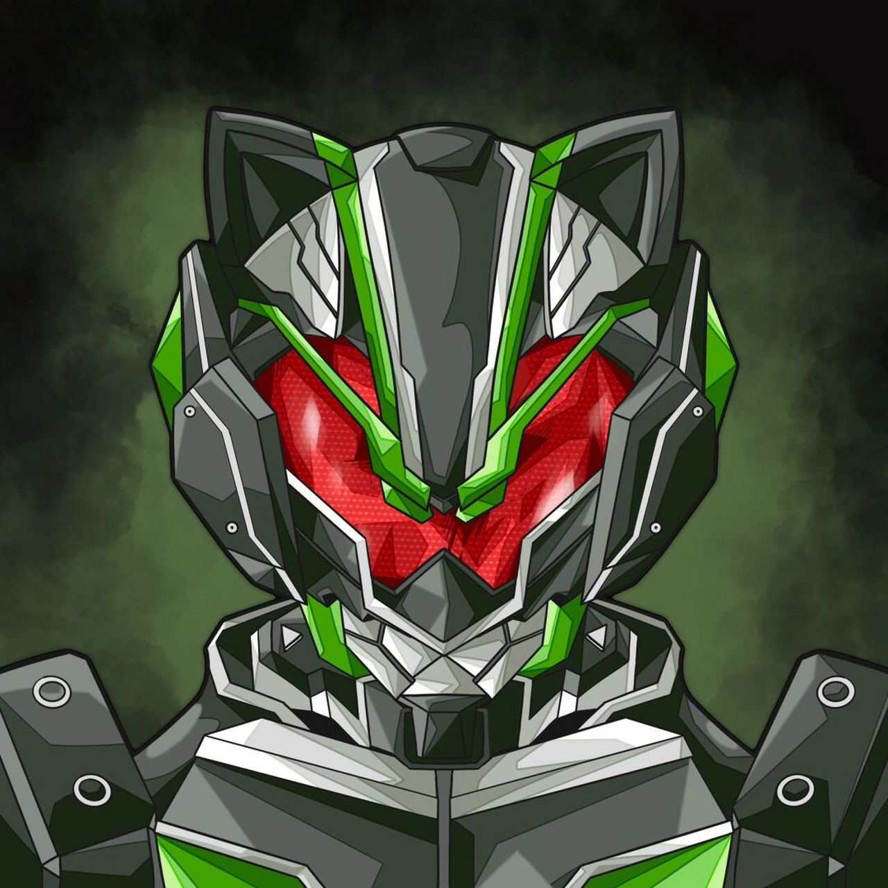 黑将军真的是帅爆了xdm,不过联动金木研我是想不到的[笑哭] #假面骑士