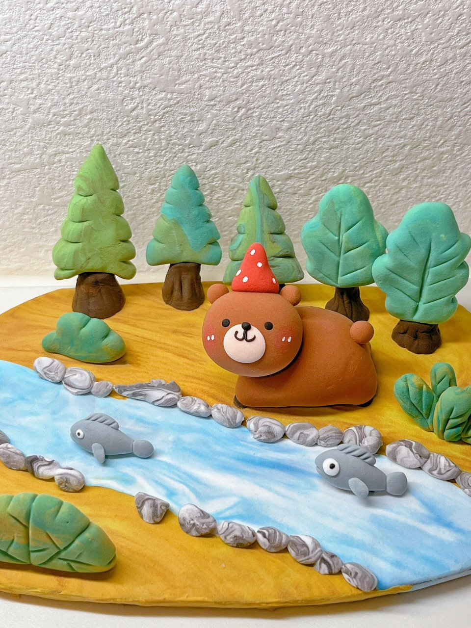 粘土作品78适合幼儿园小朋友亲子手工95 先来发一组秋日的小动物