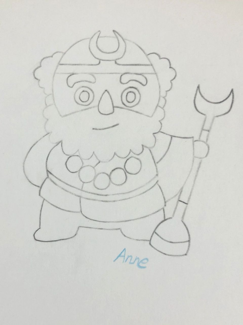 彩铅沙和尚简笔画 来咯……沙和尚,铅笔7315先画草图,画好彩铅