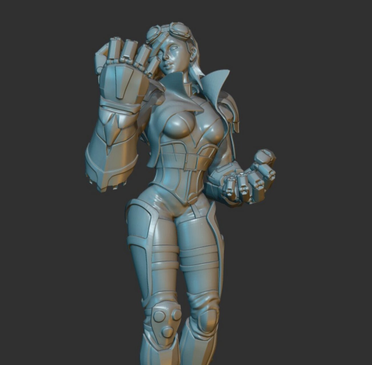 zbrush# #失业日记# #手办# #机甲##硬表面# #大人也要玩玩具# #雷栽