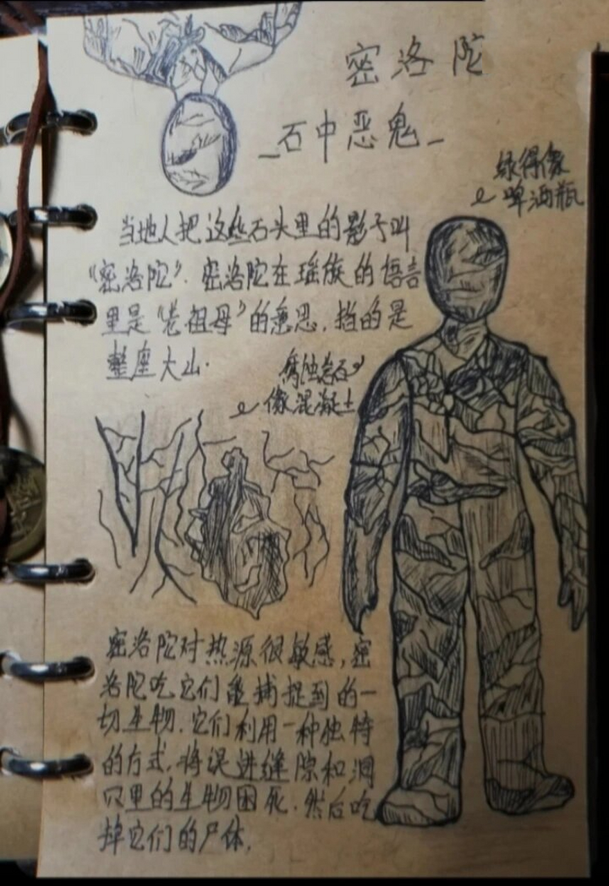 盗墓笔记 密洛陀 密洛陀能用自己的分泌物封住洞穴和缝隙,把猎物困死