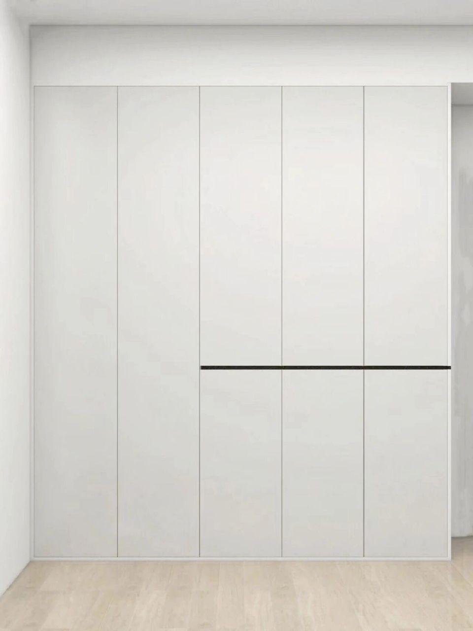 深圳全屋定制|2023最流行的分段式衣柜做法 一门到顶的衣柜固然好看