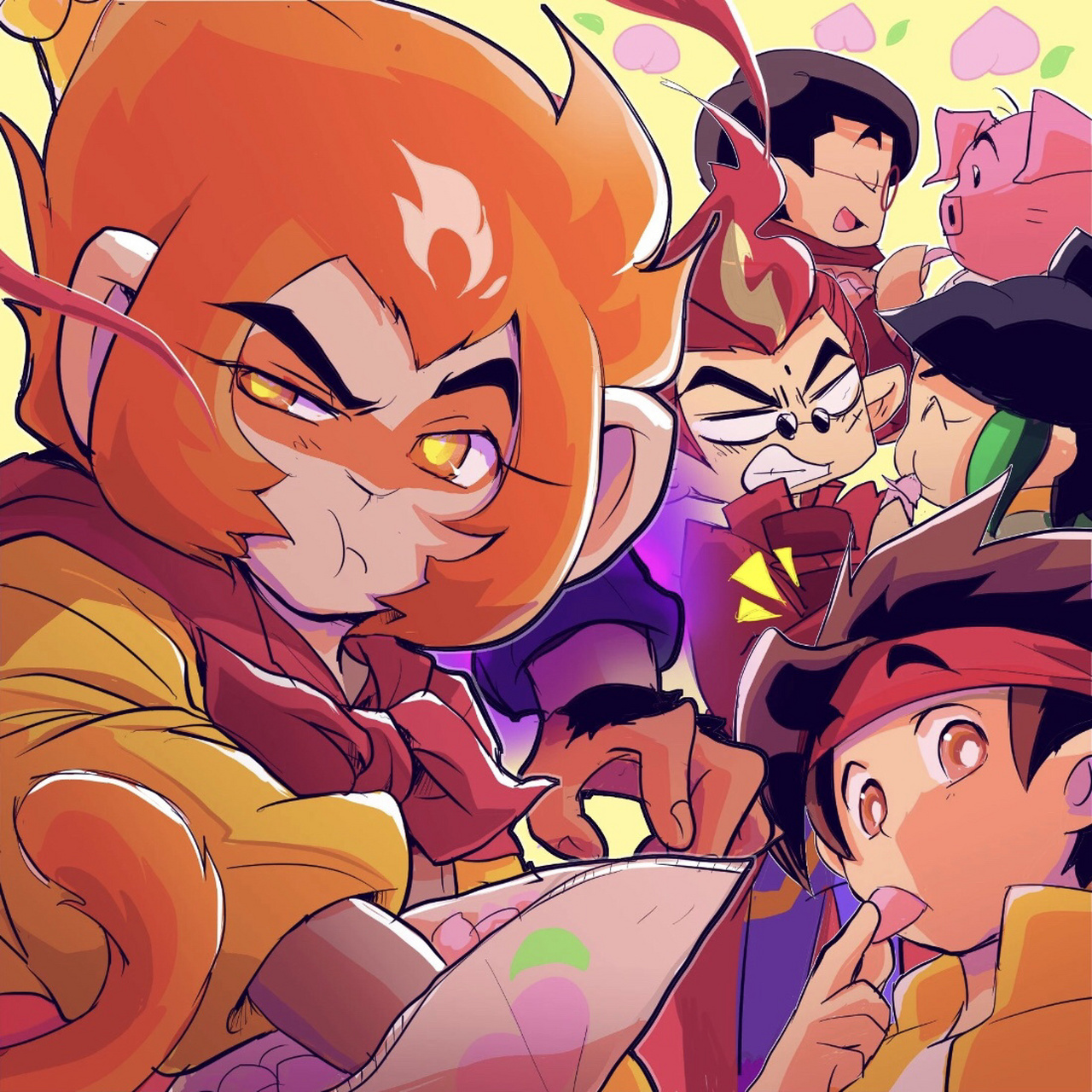 悟空小侠插画 还是那位画师的哦